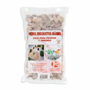 Piedra Decorativa Marmol Grano Color Rosada CRATER 1 Kg