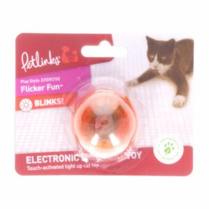 Juguete Para Gato Bola Electrónica Movimiento Al Toque PETLINKS Mediano