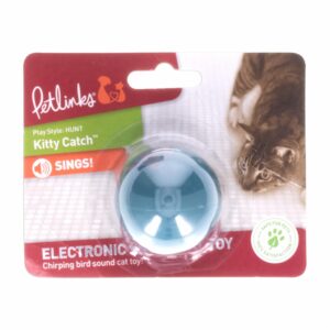 Juguete Para Gato Bola Electrónica Movimiento Al Toque PETLINKS Mediano