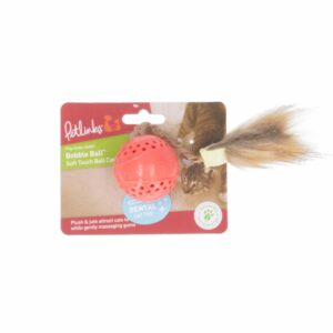 Juguete Para Gato Bola Con Plumas PETLINKS Mediano