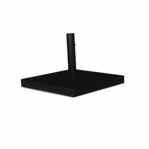 Base De Metálica Parasol Cuadrada N3 Negro ARTE VALLE Unidad