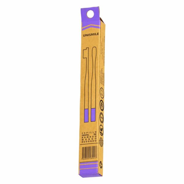 Cepillo Dental De Bamboo Mango Redondo UNISMILE 1 U - Imagen 2