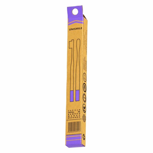 Cepillo Dental De Bamboo Mango Redondo UNISMILE 1 U - Imagen 2