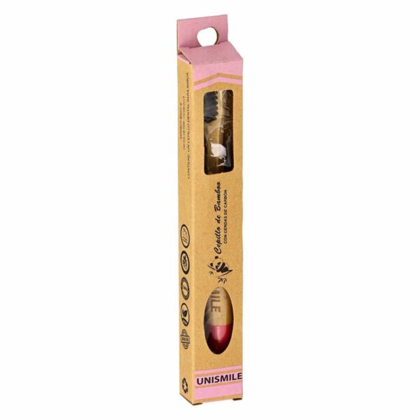 Cepillo Dental Infantil De Bamboo Mango Redondo UNISMILE 1 U