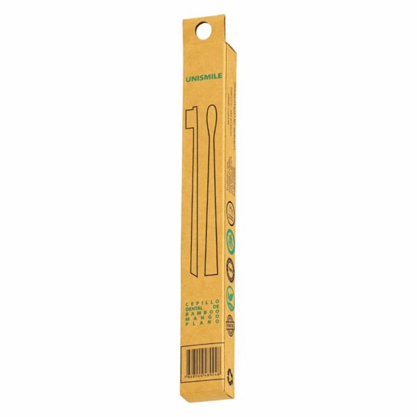 Cepillo Dental De Bamboo Mango Plano UNISMILE 1 U - Imagen 2