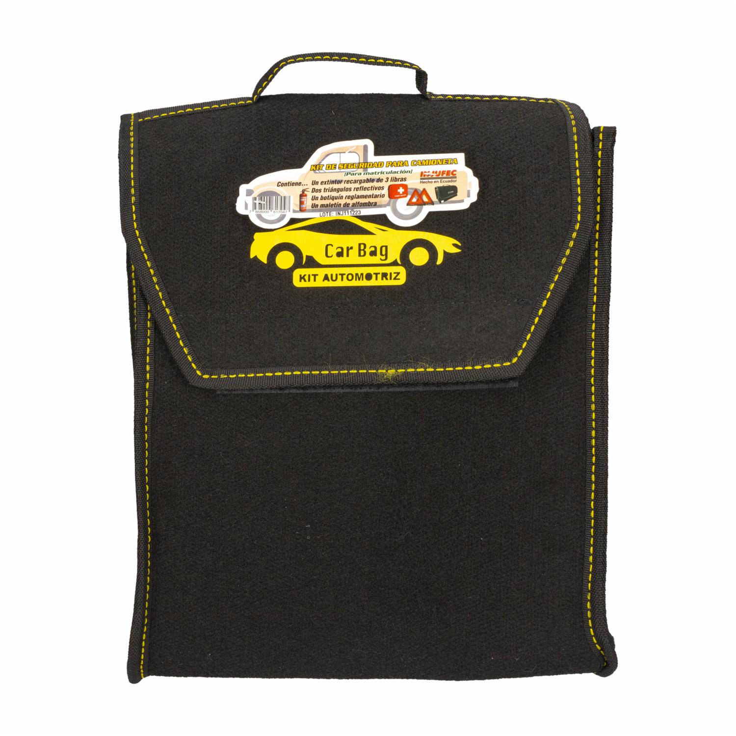 Kit Automotriz De Alfombra Con Extintor De 3 Libras Para Camioneta FENIX SHOP Unidad