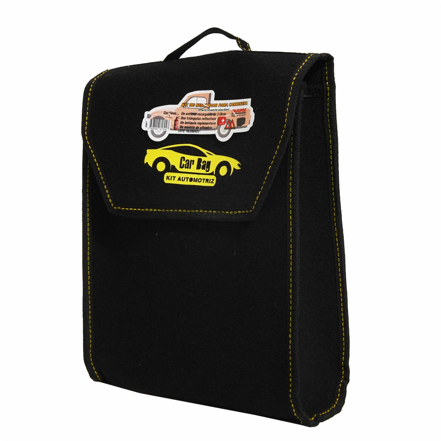 Kit Automotriz De Alfombra Con Extintor De 3 Libras Para Camioneta FENIX SHOP Unidad