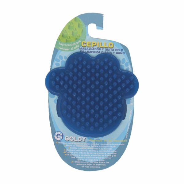 Cepillo Masajeador Quita Pelo Para Mascota GOLDY Manual - Imagen 4