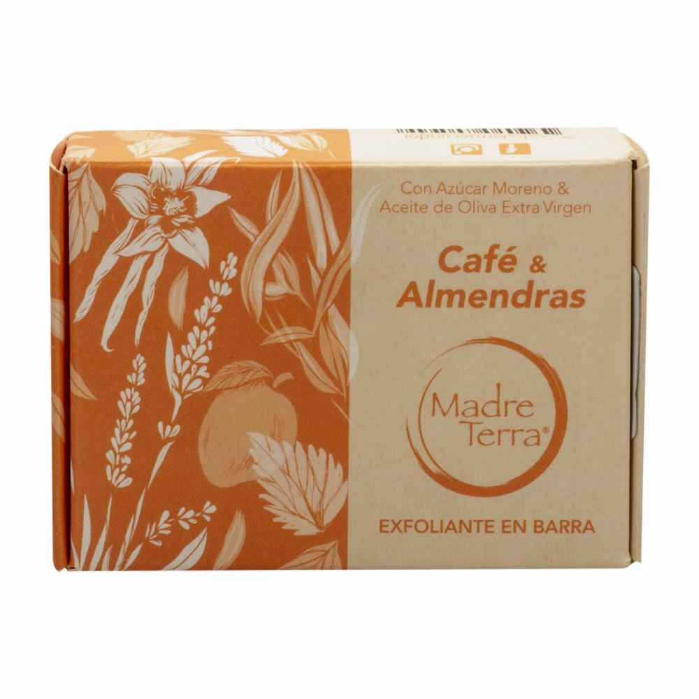 Exfoliante Natural Barra Café Y Aceite De Almendras MADRE TERRA 100 G - Imagen 2