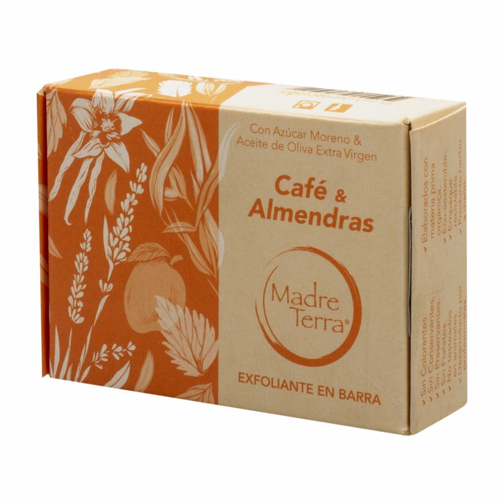 Exfoliante Natural Barra Café Y Aceite De Almendras MADRE TERRA 100 G - Imagen 4