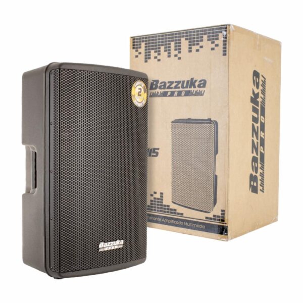 Parlante Amplificador Profesional P115 BAZZUKA Negro - Imagen 4