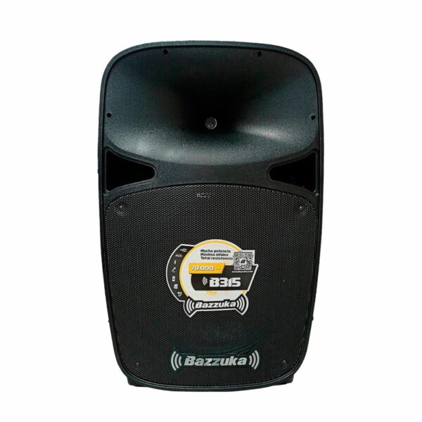 Parlante Amplificador BZK-B315 BAZZUKA Negro