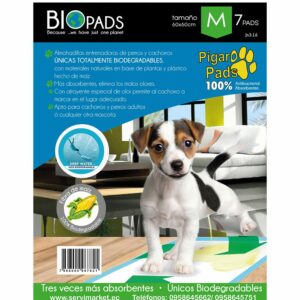 Pads De Mascotas Biodegradable Mediano PIGARO PADS 20Cm X 15 50Cmx6Xcm