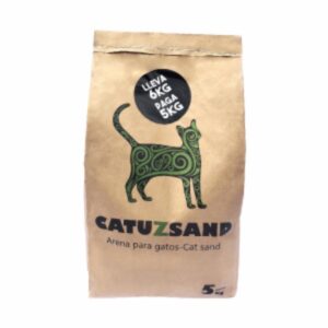 Arena Para Gatos Aglutinante CATUZSAND 5 Kg