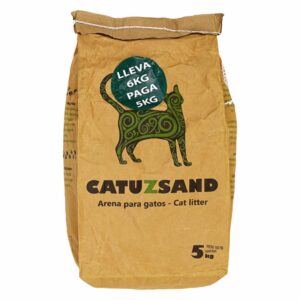 Arena Para Gatos Aglutinante CATUZSAND 5 Kg