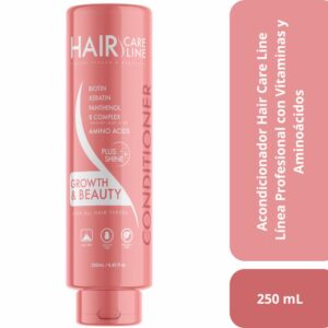 Acondicionador Capilar Growth & Beauty Línea Profesional Con Vitaminas Y Aminoácidos HAIR CARE LINE 250 Ml