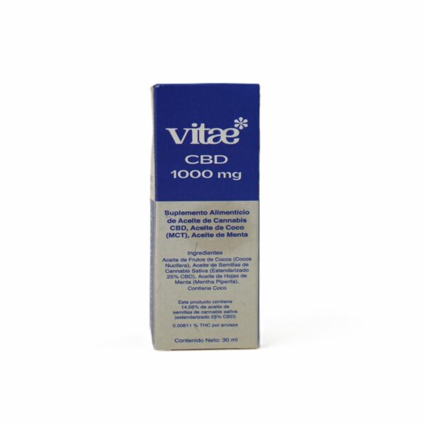 Suplemento Alimenticio Con Cbd Good Vibes + 1000 Mg De Cbd VITAE 30 Ml - Imagen 3