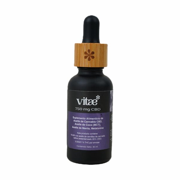 Suplemento Alimenticio Con Cbd Y Melatonina Good Night 750 Mg De Cbd Y Melatonina VITAE 30 Ml
