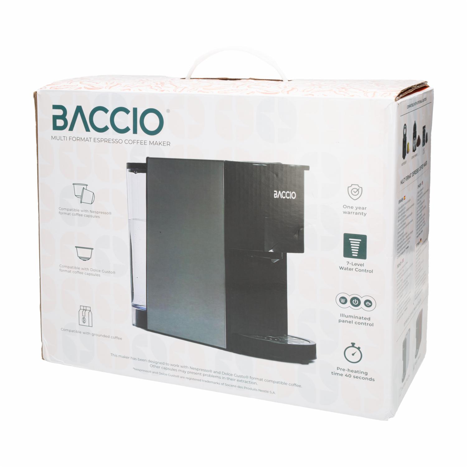 Cafetera Eléctrica Multiformato A-513F BACCIO 0.8 Litros