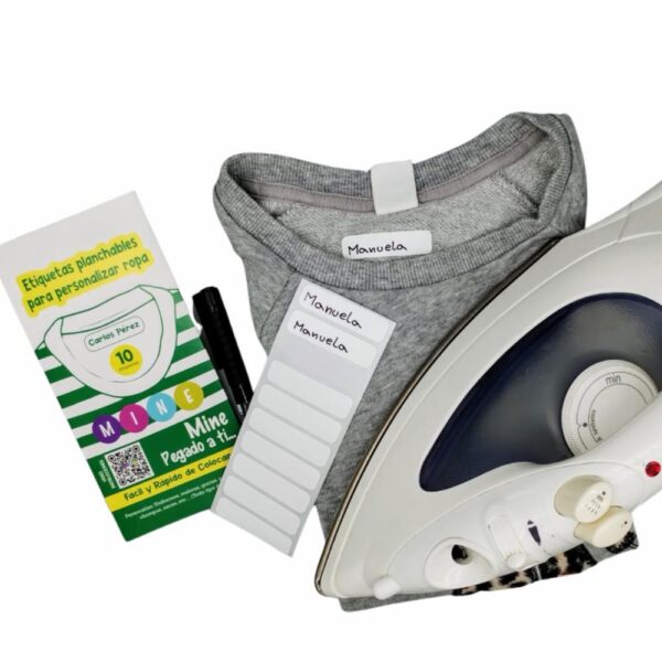 Etiquetas Planchables Para Personalizar Tu Ropa MINEMINE X 10 Uds - Imagen 5