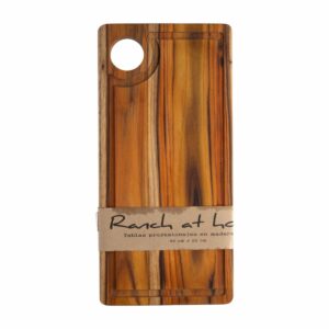 Tabla De Picar Circular Con Canal De Fluidos RANCH AT HOME 46 X 22 Cm