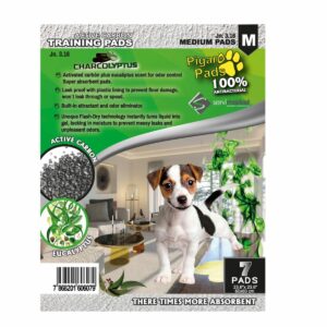 Pads De Mascotas Sanitario Con Carbón Y Eucalipto PIGARO PADS 20 Cm X 15 Cm X 6 Cm