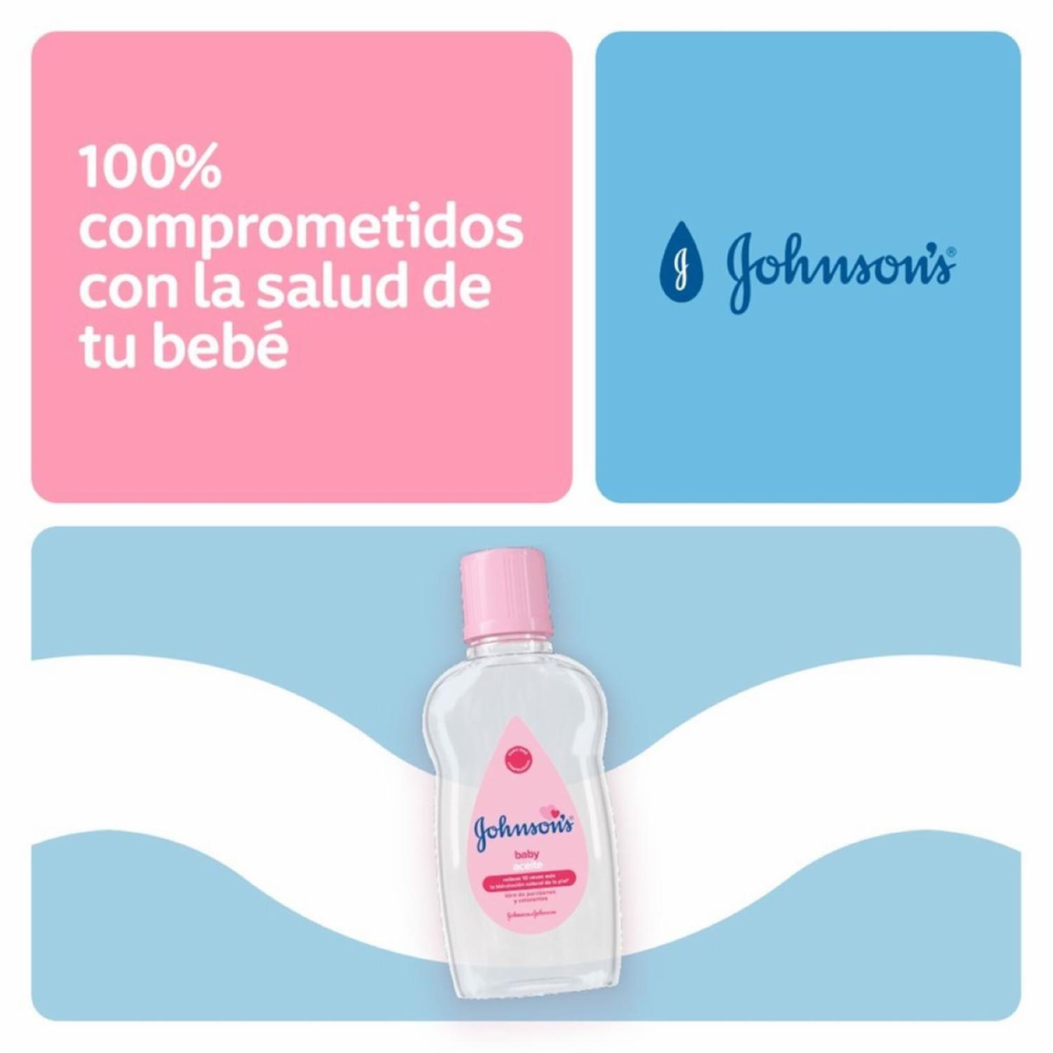 Aceite Infantil Original Libre De Parabenos Y Colorantes JOHNSON'S 300 Ml - Imagen 5