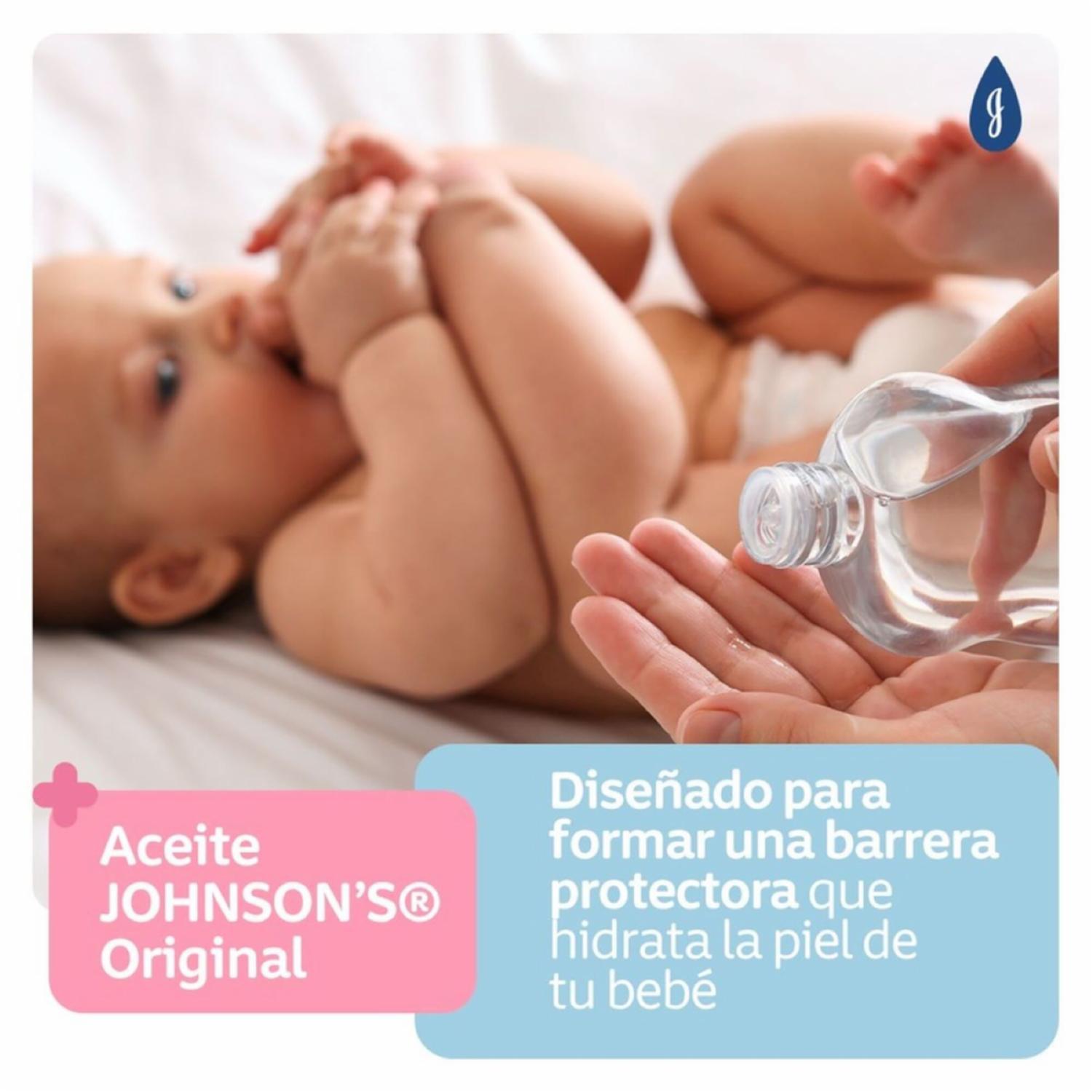 Aceite Infantil Original Libre De Parabenos Y Colorantes JOHNSON'S 300 Ml - Imagen 6