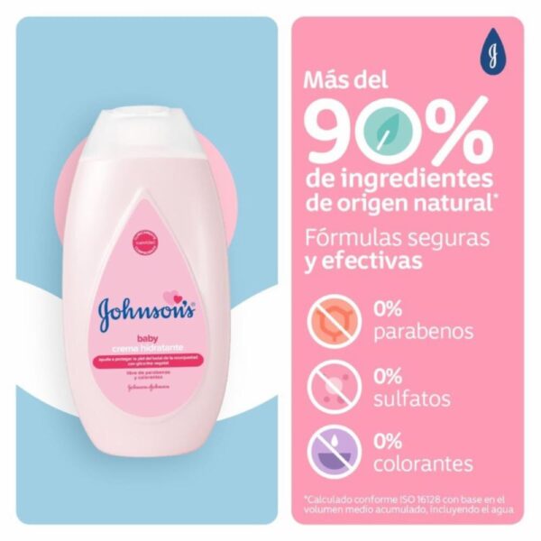 Crema Infantil Líquida Original Libre De Parabenos Y Colorantes JOHNSON´S BABY 400 Ml - Imagen 4