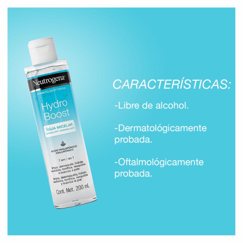 Agua Micelar Hydro Boost NEUTROGENA 200 Ml - Imagen 3