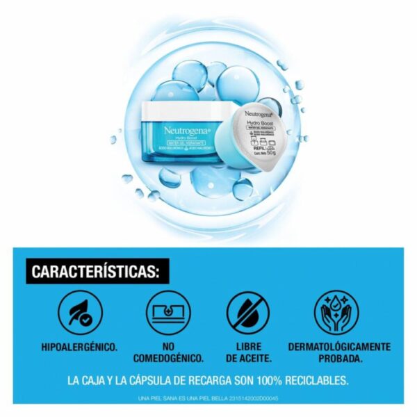 Crema Hidratante Facial Hydro Boost Refill NEUTROGENA 50 G - Imagen 3