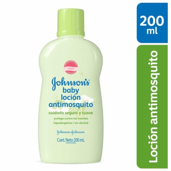 Repelente Infantil Antimosquitos Loción JOHNSON´S BABY 200 Ml