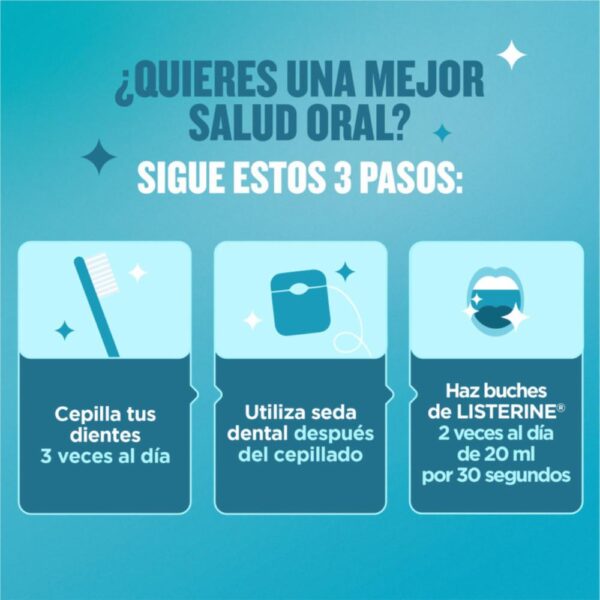 Enjuague Bucal Cool Mint Zero LISTERINE 500 Ml - Imagen 4