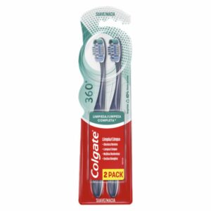 Cepillo Dental 360 Cerdas Suaves COLGATE X2 Uds