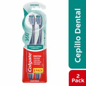 Cepillo Dental 360 Cerdas Suaves COLGATE X2 Uds