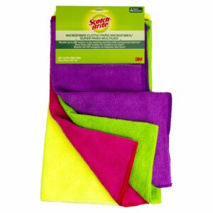 Paño Microfibra Colores SCOTCH-BRITE X 4 Unidades
