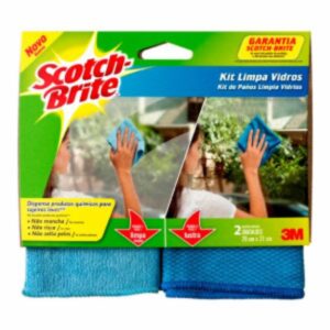 Paño Limpia Vidrios SCOTCH BRITE X 2 Unidades