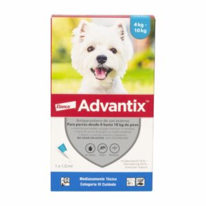 Pipeta Antiparasitario Para Perros De 4-10Kg ADVANTIX 1 Ml