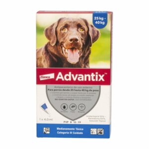 Pipeta Antiparasitario Para Perros De Mas De 25 Kg ADVANTIX 4 Ml