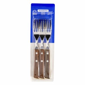 Set De Cubiertos Tenedores De Mesa Tradicional 3 Puestos TRAMONTINA 3 Piezas