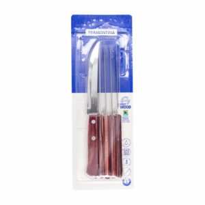 Set De Cubiertos Cuchillos Para Asado 6 Puestos TRAMONTINA 6 Piezas