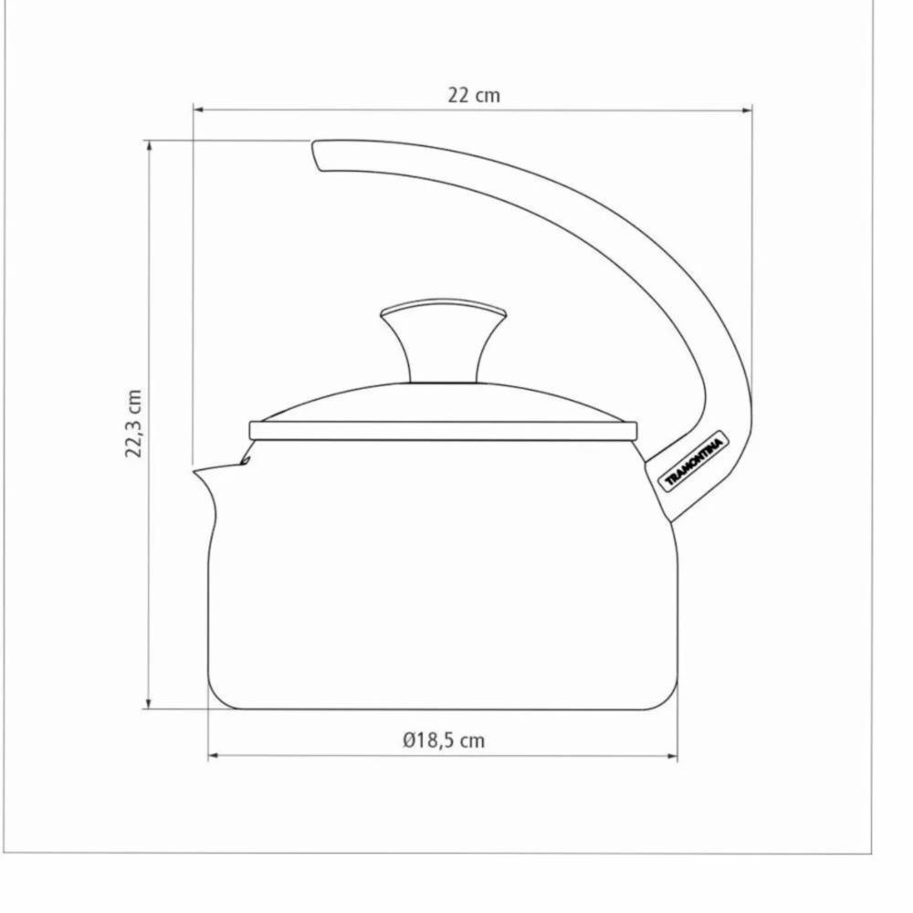 Tetera Paris TRAMONTINA Unidad - Imagen 3