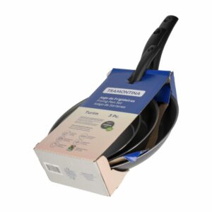 Juego De Sartenes Negros TRAMONTINA 3 Piezas