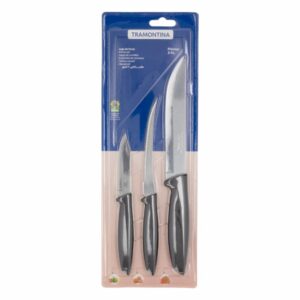 Set Cuchillo Plenus Mango Negro TRAMONTINA Unidad