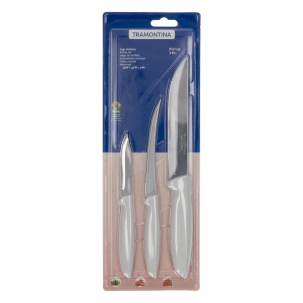 Set Cuchillo Plenus Mango Blanco TRAMONTINA Unidad