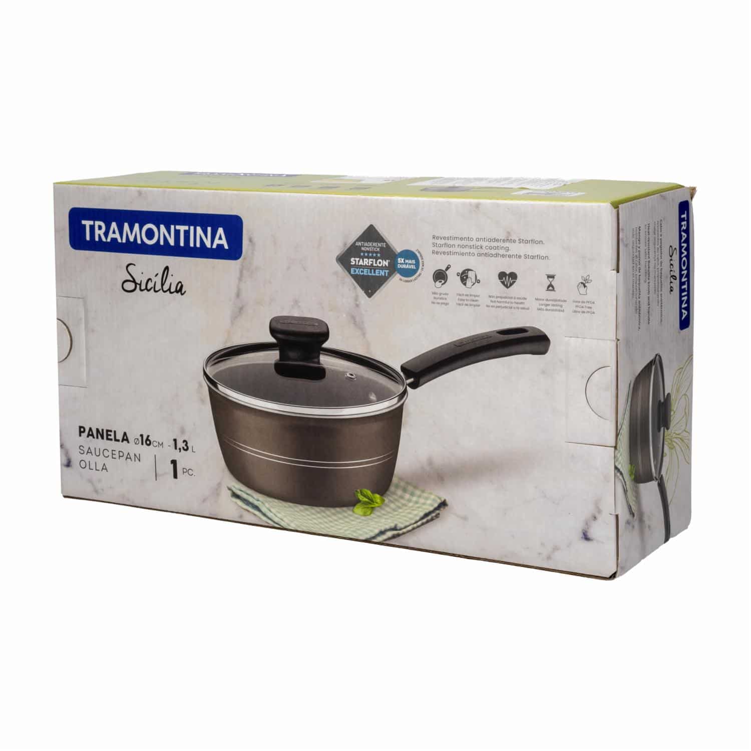 Olla Sicilia Café TRAMONTINA 16 Cm - Imagen 2