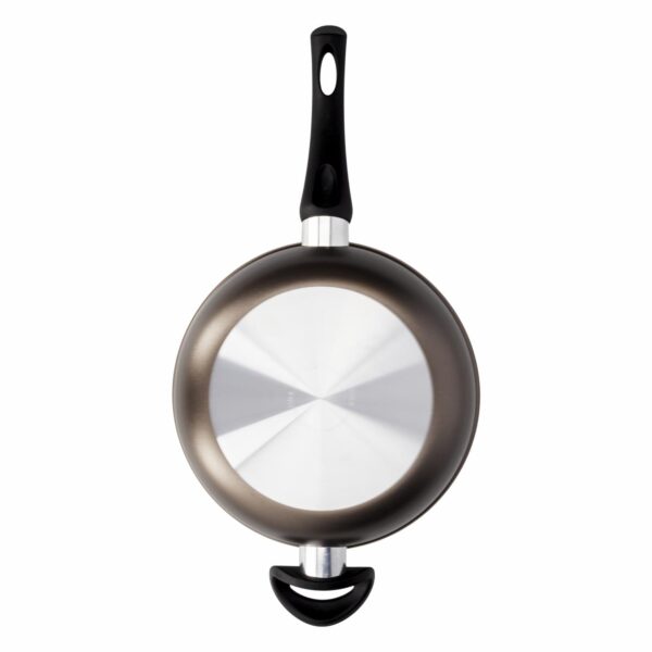 Sartén Hondo Con Tapa Paris Negro TRAMONTINA 24  Cm - Imagen 2