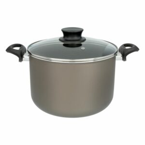 Olla Alta Paris Negro TRAMONTINA 24 Cm