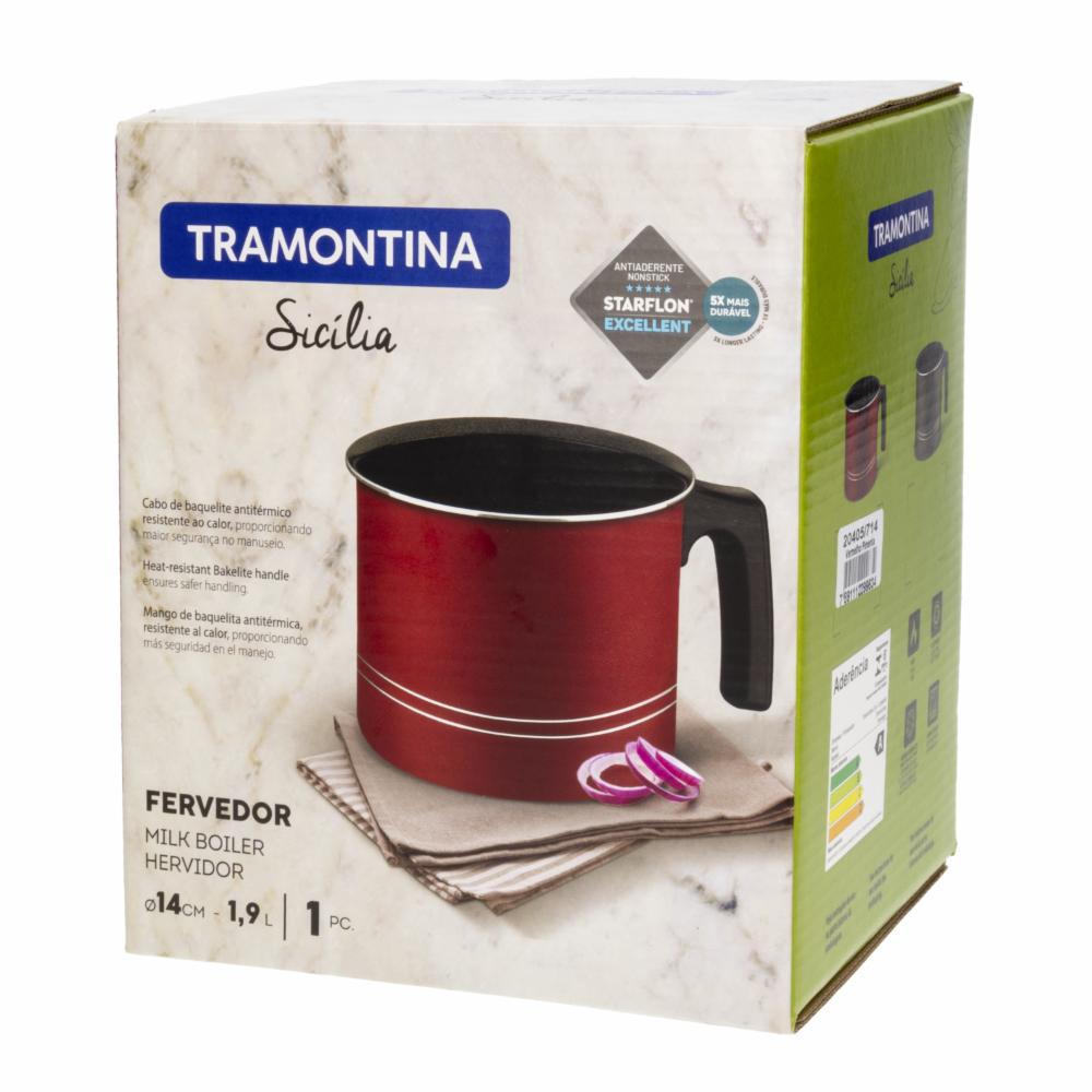 Hervidor Sicilia Rojo TRAMONTINA 14 Cm - Imagen 2