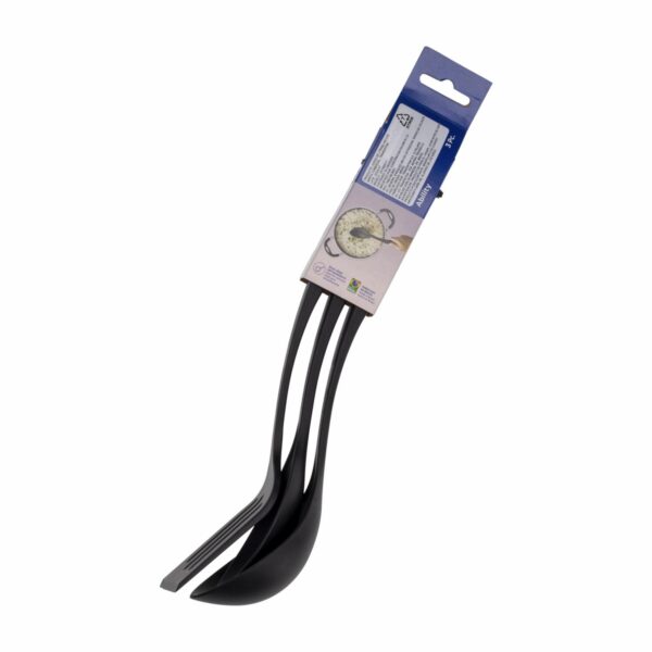 Juego De Utensilios Ability Negro TRAMONTINA 3 Uds - Imagen 2